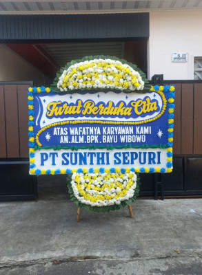 Papan Bunga Duka di Tasikmalaya